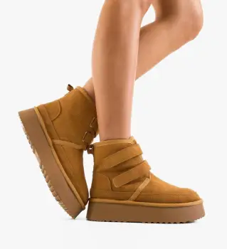 Cizme tip Ug Mymmo Camel imagine