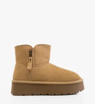 Cizme tip Ug Nayna Bej imagine