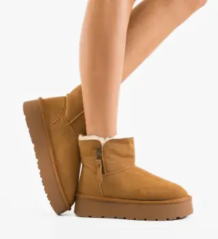 Cizme tip Ug Nayna Camel imagine