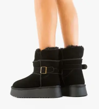 Cizme tip Ug Nerja Negre imagine