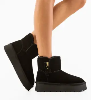 Cizme tip Ug Normi Negre imagine