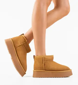 Cizme tip Ug Nour Camel imagine