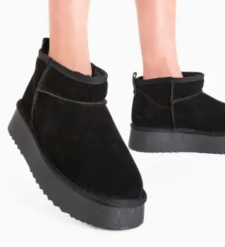 Cizme tip Ug Nour Negre imagine