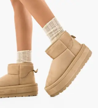 Cizme tip Ug Oursler Bej imagine