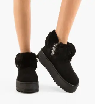 Cizme tip Ug Owers Negre imagine