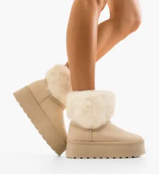 Cizme tip UG Puccina Bej imagine