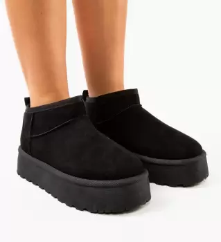 Cizme tip Ug Sethio Negre imagine