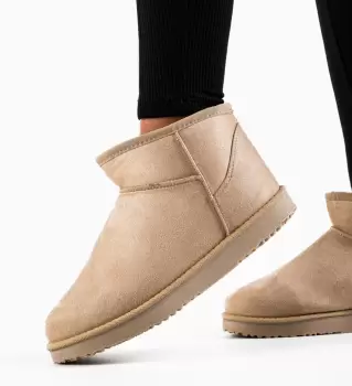 Cizme tip Ug Small Bej imagine