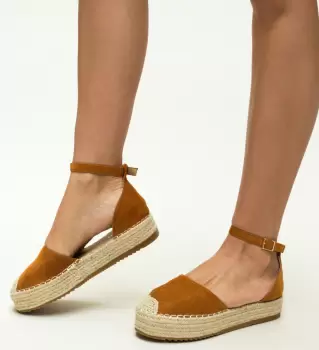 Espadrile Arissa Camel imagine