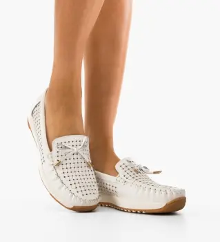 Espadrile dama Eregion Albe imagine