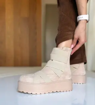 Ghete dama Genio Bej 2 imagine