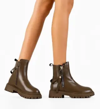 Ghete dama Kalyner Khaki imagine