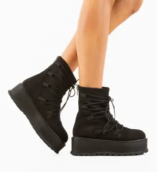 Ghete dama Ligeia Negre 2 imagine