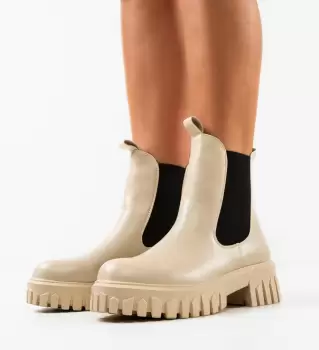 Ghete dama Poppy Bej imagine