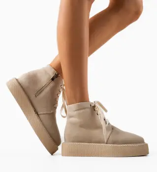 Ghete dama Rikon Bej 3 imagine