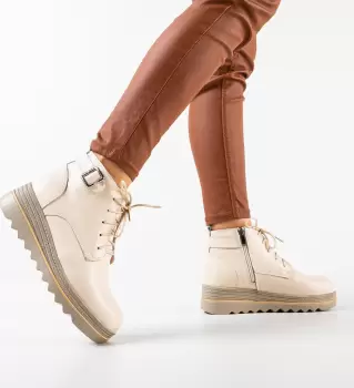 Ghete dama Solders Bej imagine