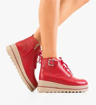 Ghete dama Solders Rosii imagine