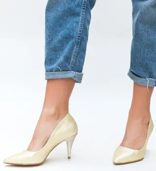 Pantofi Buhas Aurii imagine