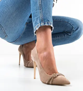 Pantofi Casette Bej imagine