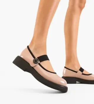 Pantofi Casual Adem Bej imagine