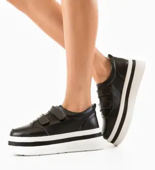 Pantofi Casual Akoste Negri imagine