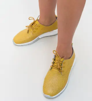 Pantofi Casual Albert Galbeni imagine