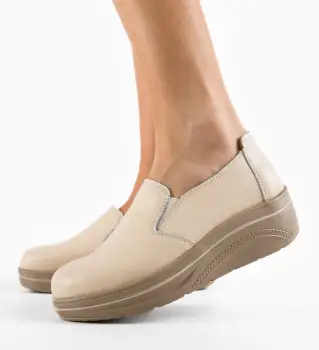 Pantofi Casual Alpino Bej 2 imagine