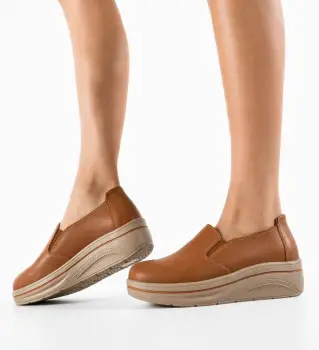 Pantofi Casual Alpino Camel imagine
