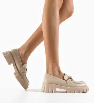 Pantofi Casual Alyena Bej imagine