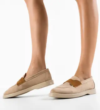 Pantofi Casual Andrey Bej imagine