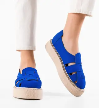Pantofi Casual Anura Albastri imagine
