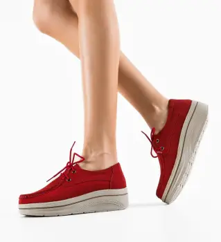 Pantofi Casual Auron Rosii imagine