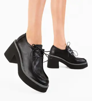 Pantofi Casual Aylmer Negri imagine