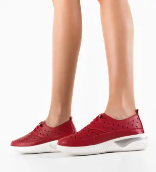 Pantofi Casual Balaj Rosii imagine