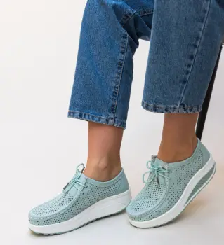 Pantofi Casual Baroco Albastri imagine