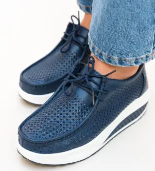 Pantofi Casual Baroco Bleumarin imagine