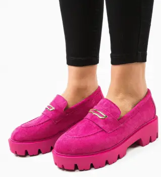 Pantofi Casual Beikrols Fuchsia imagine