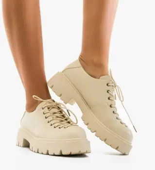 Pantofi Casual Berabe Bej imagine