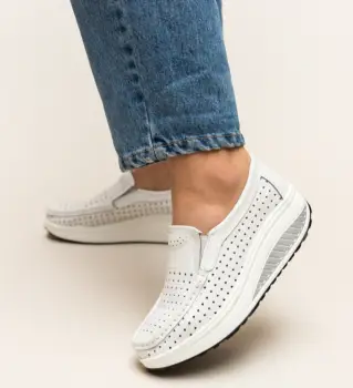 Pantofi Casual Bicaz Albi imagine