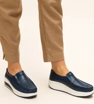 Pantofi Casual Bicaz Bleumarin imagine