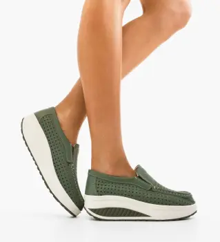 Pantofi Casual Bicaz Verzi imagine