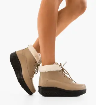 Pantofi Casual Blind Bej imagine