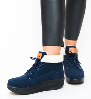 Pantofi Casual Blind Bleumarin imagine