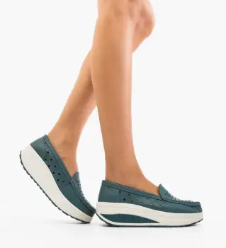 Pantofi Casual Buga Albastri imagine