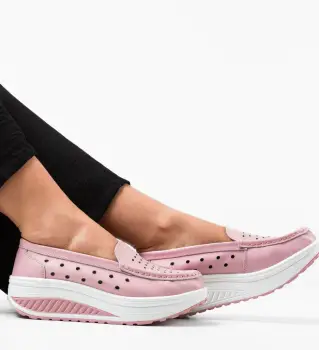 Pantofi Casual Buga Roz imagine