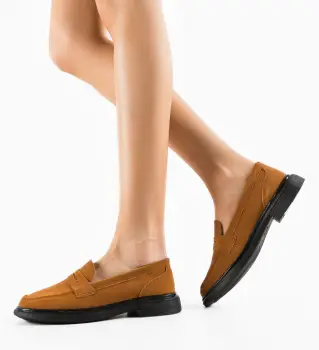 Pantofi Casual Butler Camel imagine