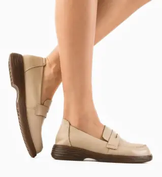 Pantofi Casual Byertes Bej imagine