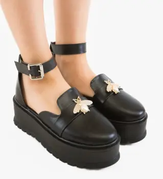 Pantofi Casual Bynna Negri imagine
