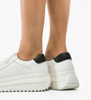 Pantofi Casual Cazmi Albi 3 imagine