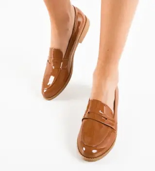 Pantofi Casual Chikere Camel imagine